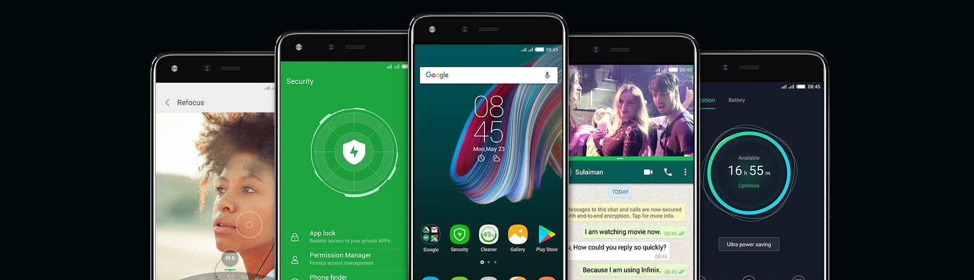 Infinix Zero 5 Software UI