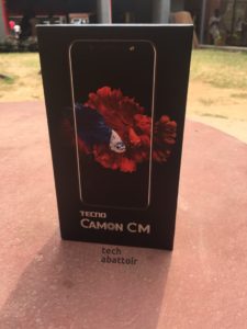 Tecno Camon CM Packaging